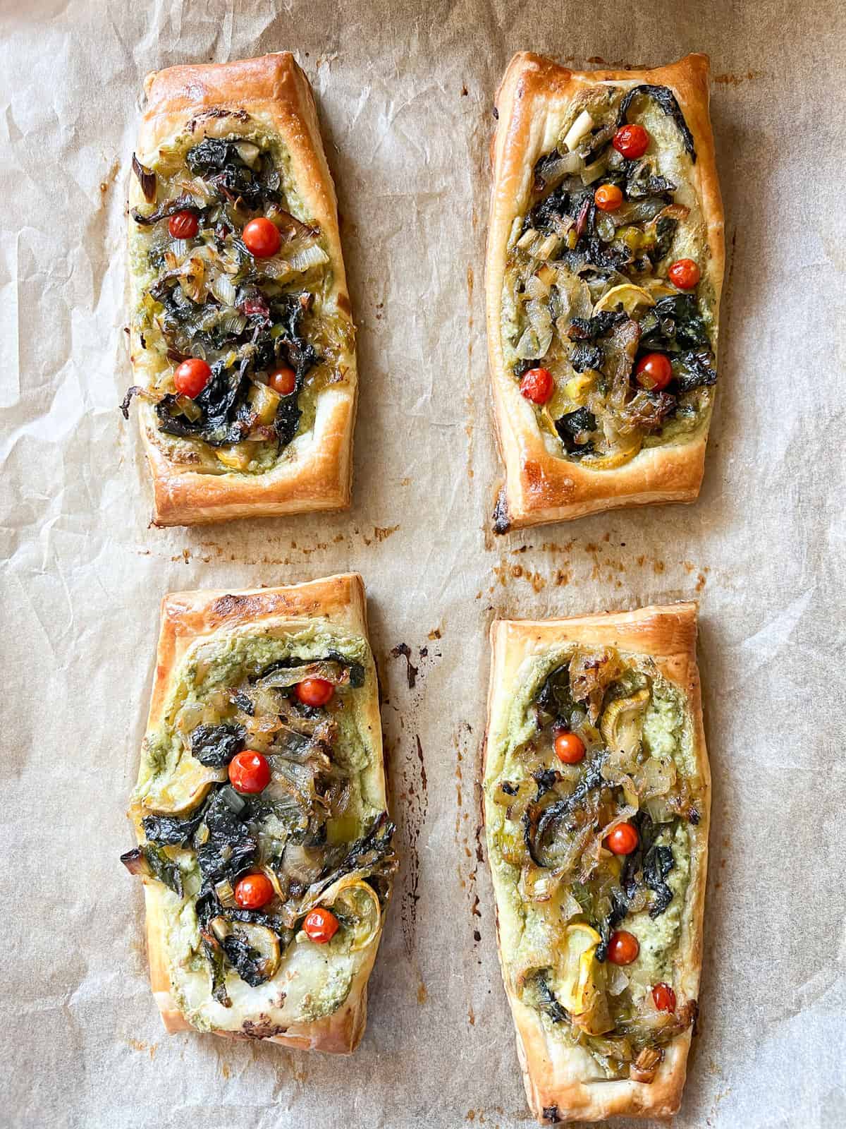 Easy Vegetarian Zucchini Tart in Puff Pastry Recipe - Cooking With Our CSA